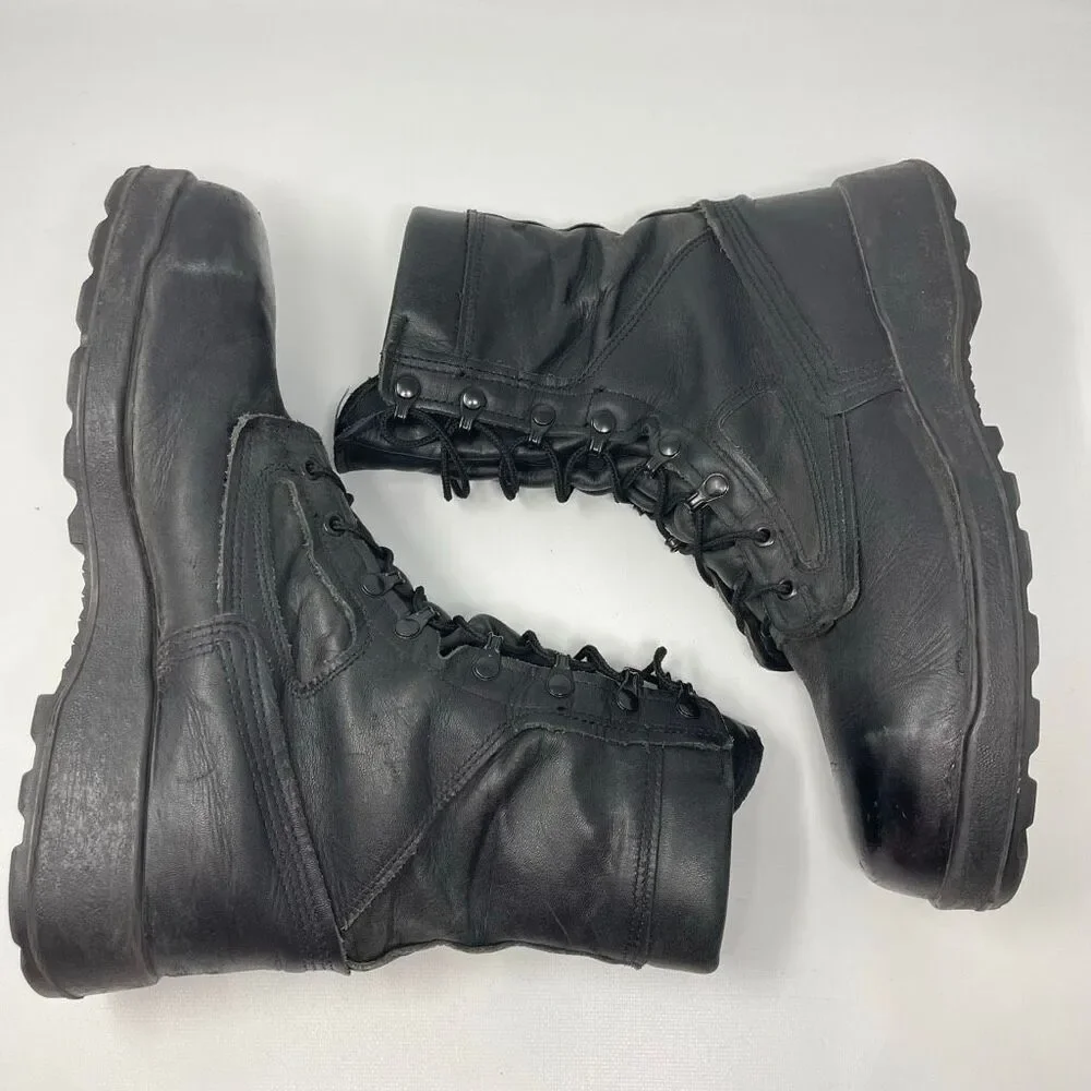 Belleville Military Steel Toe Boot 495 ST Black Leather Mens 11 R ASTM F 2413-18